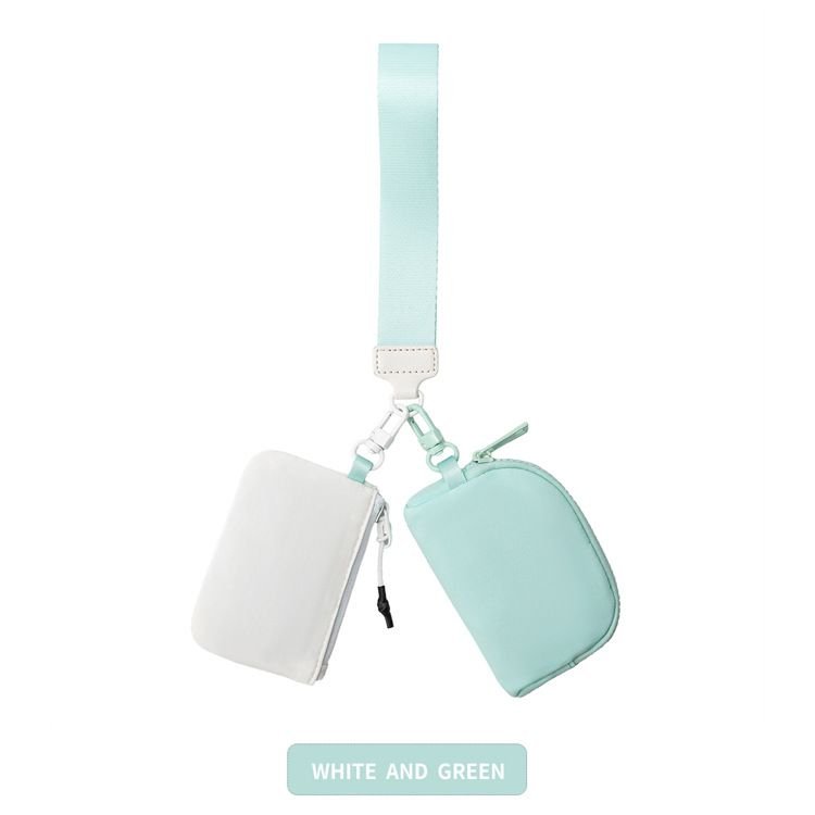 Simple Fashion Nylon Waterproof Mini Portable Wrist Coin Wallet