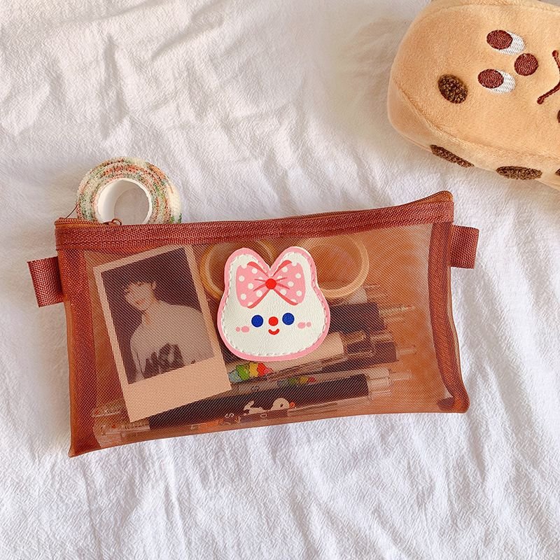 Mesh Transparent Stationery Bag