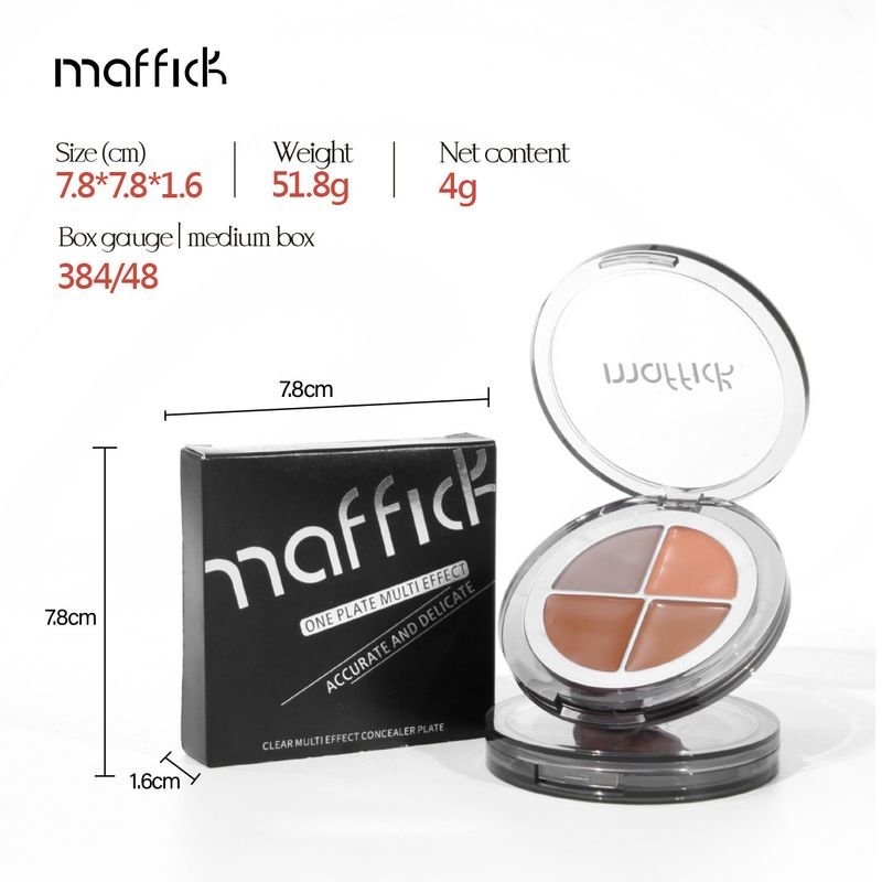 Maffick Women Simple Brightening Long-Lasting Natural Concealer Plate