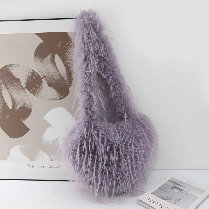 Women Fashion Plush Large Capacity Shoulder Bag